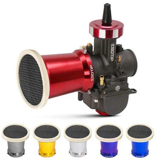 ya 8 5.26 Carburetor 50mm Velocity Stack with Net Air Filter Cup Funnel for Motorbike ATV