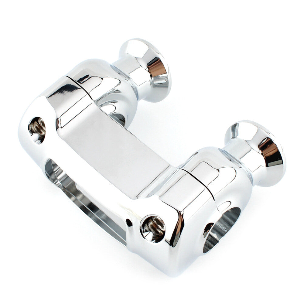 ya 5 8.7 1 1/4 Handlebar 32mm Riser Top Clamp Kit for Harley Softail Breakout Street Bob