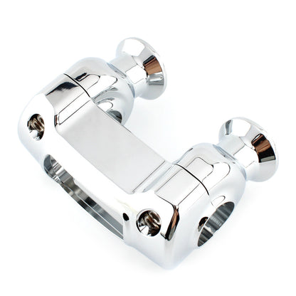 ya 5 8.7 1 1/4 Handlebar 32mm Riser Top Clamp Kit for Harley Softail Breakout Street Bob