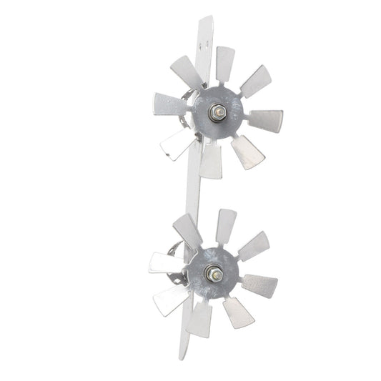 ya 14 Aircraft Wind Sculpture Wind Powered Rotate Stainless Steel Airplane