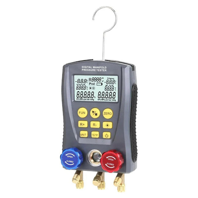 Automobile Refrigeration Pressure Gauge, Air Conditioning Temperature Tester