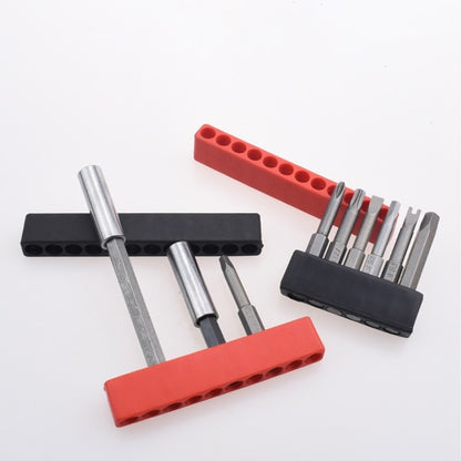 ya 26 4Pcs Tool Organizer Strips 10 Slots for Hexago l Screwdriver Drill Bit Storage