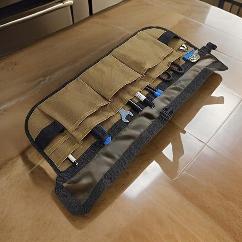 ya 26 Canvas Gardening Tool Waist Bag Apron with 12 Storage Pockets