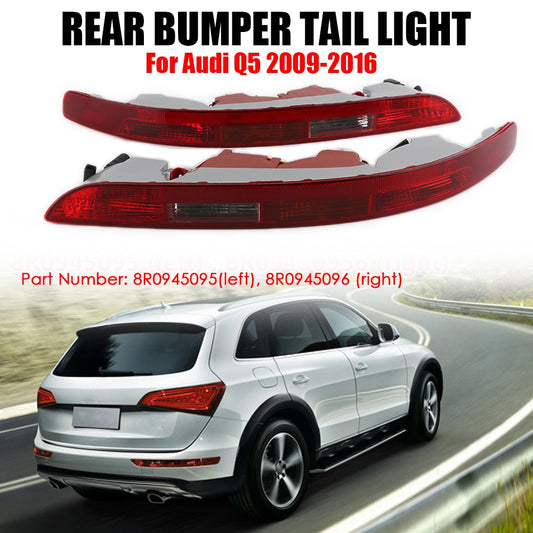 ya 27 6.21 2x Rear Bumper Lower Tail Light Brake Stop Lamp 8R0945095 for Audi for Q5 2009-2016