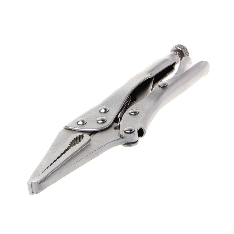 ya 25 7Inch Locking Pliers Long Nose Straight Jaw Lock Clamp Hand Tool 165mm
