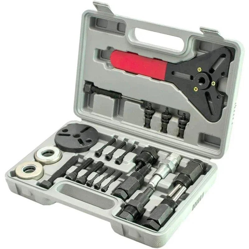 ya 26 23 Pcs A/C Deluxe Automotive Compressor Clutch Hub Remover Installer Extractor