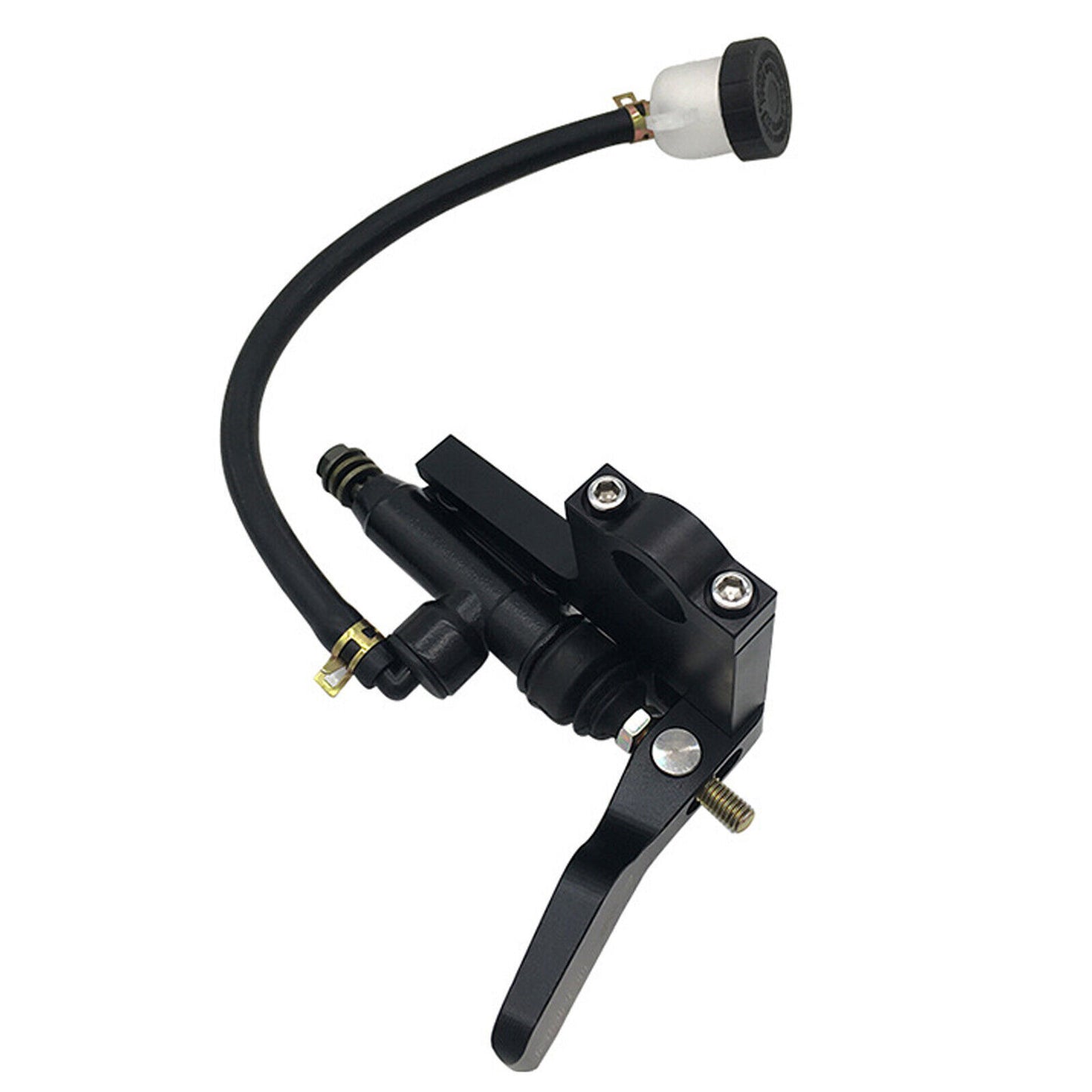 ya 4 6.17.2 7/8'' Motorcycle Clutch Thumb Brake Lever Rear Master Straight Pump CylinderIvMU