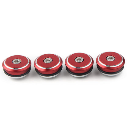 ya 5 8.7 Fit for Ducati 1199 Panigale 12-15 1299 Panigale 15-17 4x F for Ram e Plugs Cover Cap Red