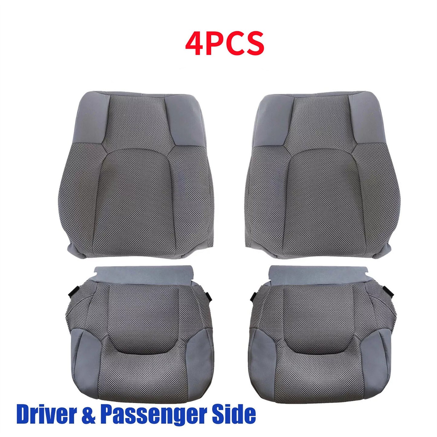 ya 12 5.22 4pcs/set Driver&Passenger Cloth for SEAT Cover for Nissan Frontier S SV XE 05-09