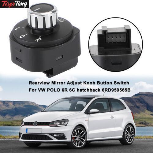 ya 1 8.5.1 Rearview Mirror Adjust Knob Button Switch fit for VW POLO 6R/6C hatchback 6RD959565B