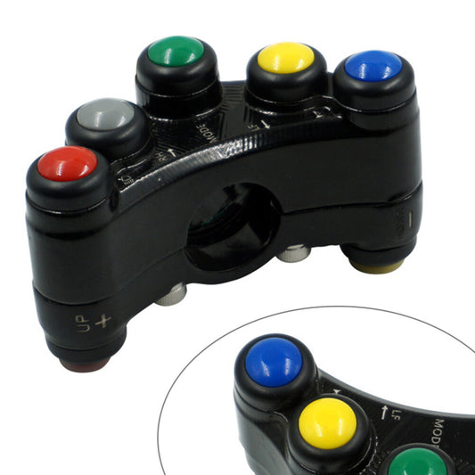 ya 1 7.4 7/8 22mm Motorcycle Switches Handlebar Control Switch Button ON OFF Start Kill