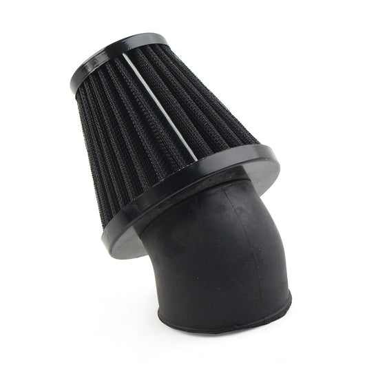 ya 8 5.26 48mm Air Intake Filter Cleaner Rubber Bend Inlet Stainless Steel Mesh