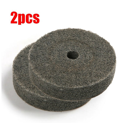 ya 17 2Pcs 3inch Nylon Fiber Wheel Polishing Buffing Disc Pad For Metal Finishing Pad