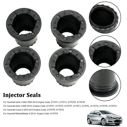 ya 1 8.12 baidi 4pcs Fuel Diesel Injector Upper Seal for Vauxhall Astra H/J for Corsa D Mokka 1.7