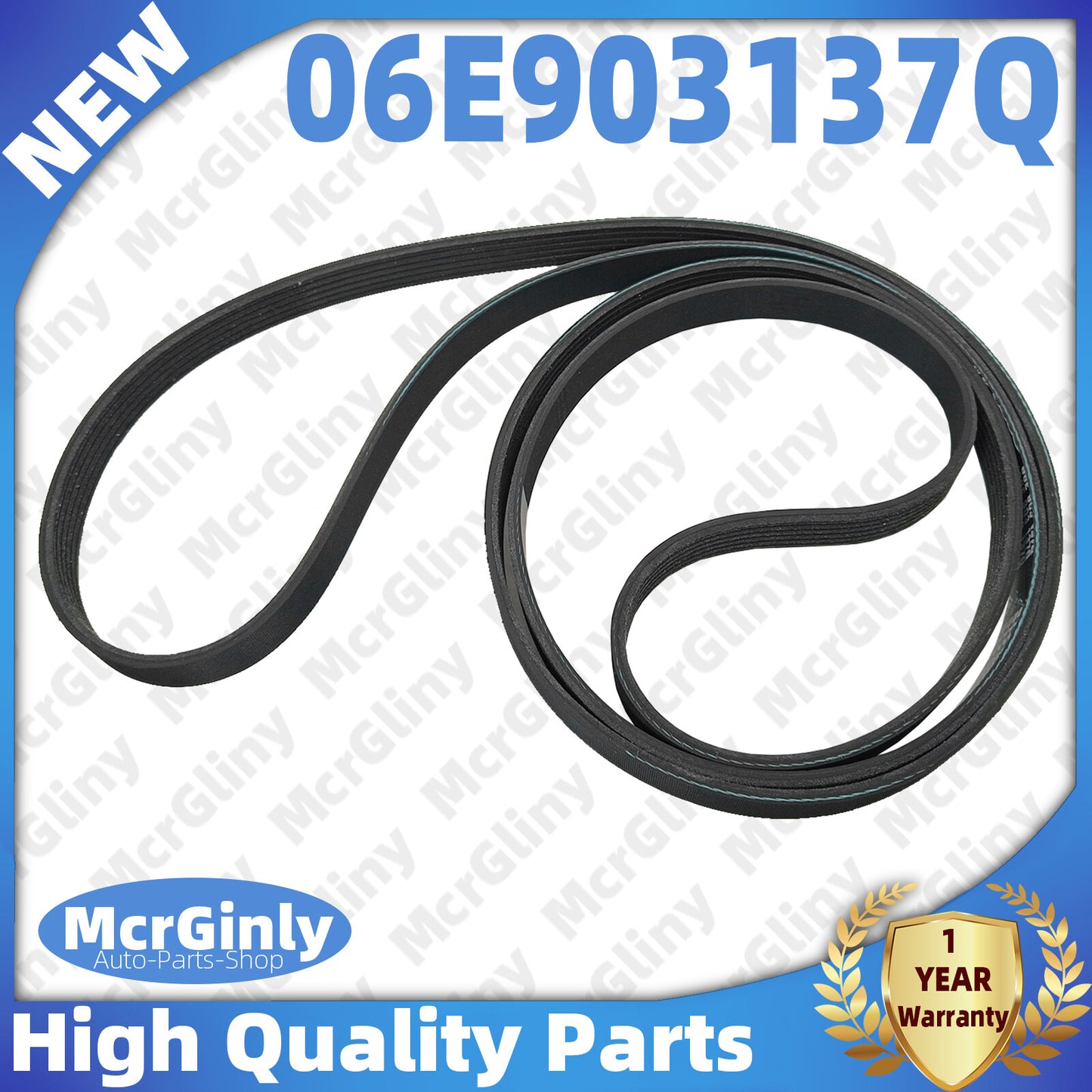 ya 1 7.1 3.0T Serpentine Belt 6PK2450 06E903137Q for Audi S4 S5 2010 2011 2012 CAKA CCBA