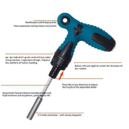 ya 26 Screwdriver Drill Bit Set CR-V Steel Pision Magnetic Repair Tool Kit 