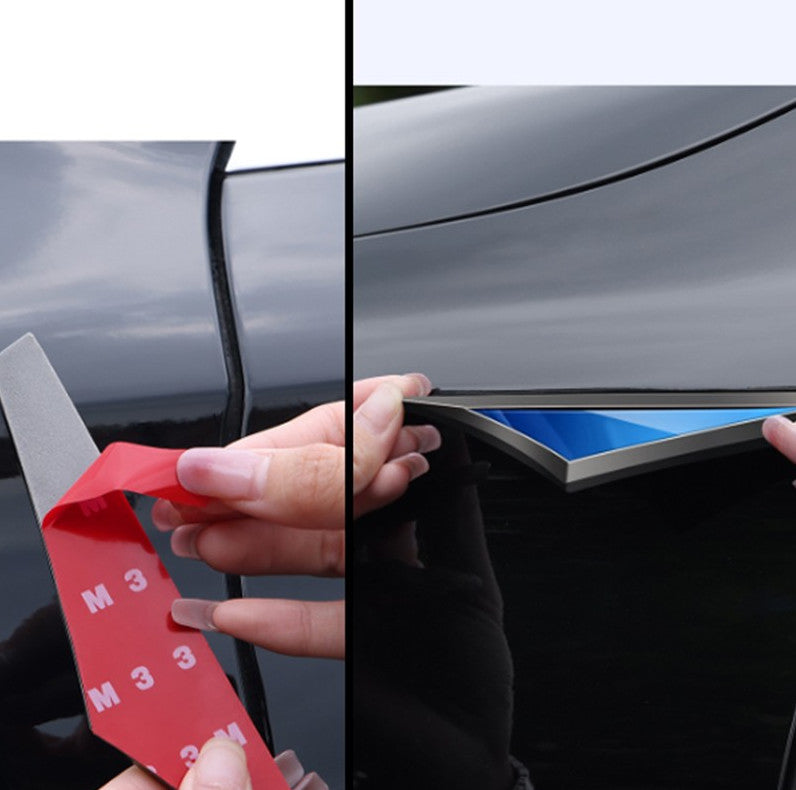 ya 1 8.12 baidi 1 Piece Automotive Flat License Plate Frame Cap Front Hood Rear Trunk Clear for GMC 
