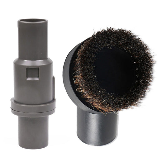 ya 25 Hose Connector 125 inch and Horse Hair Round Brush for Shark NV357 Vacuum