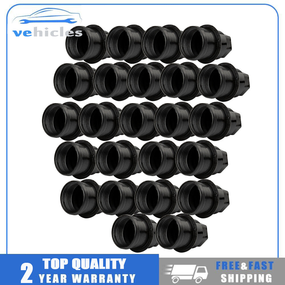 ya 2 7.14 24X Black wheel nut cover 12472838 9597158 15767268 for Chevrolet for Cadillac for GMC