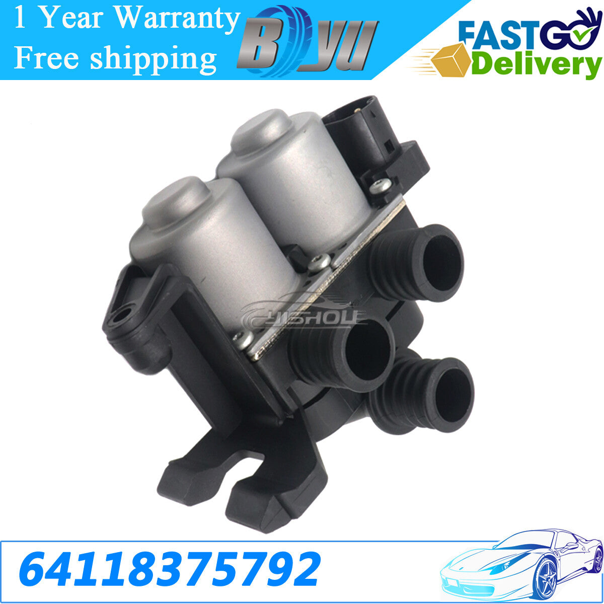 ya 3 6.25 for BMW E36 318i 323is 325i 328i M3 92-99 HVAC Heater Control Valve 64118391419