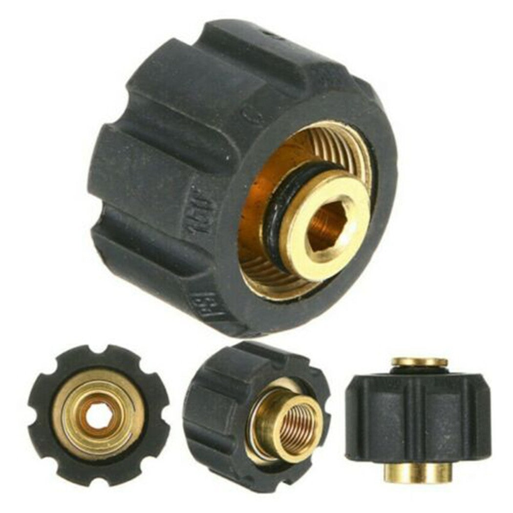ya 26 M22X1/4 Adapter Pressure Washer Hose Lance Fitting Coupler For Tools New