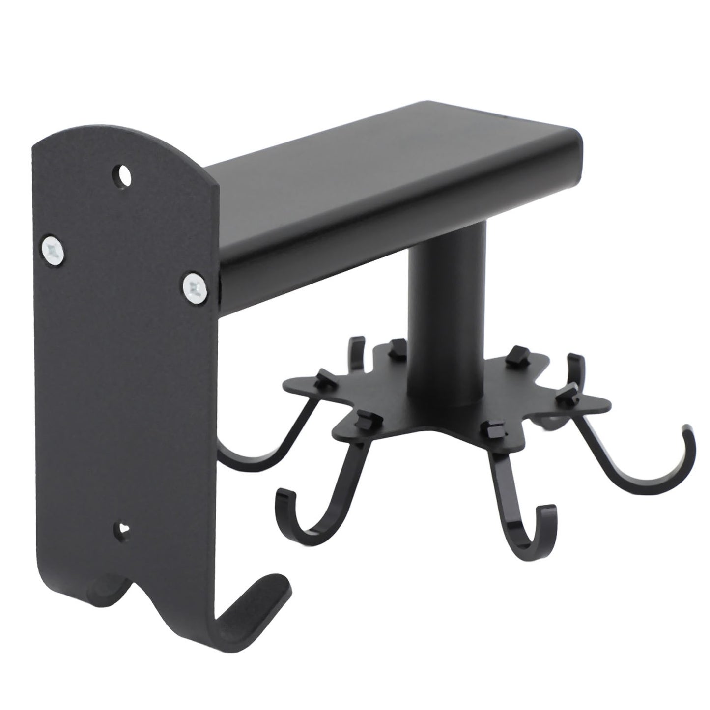 ya 25 Black Kitchen Utensil Hanger With 6 Hooks 360 De Rotatable Kitchen Hook