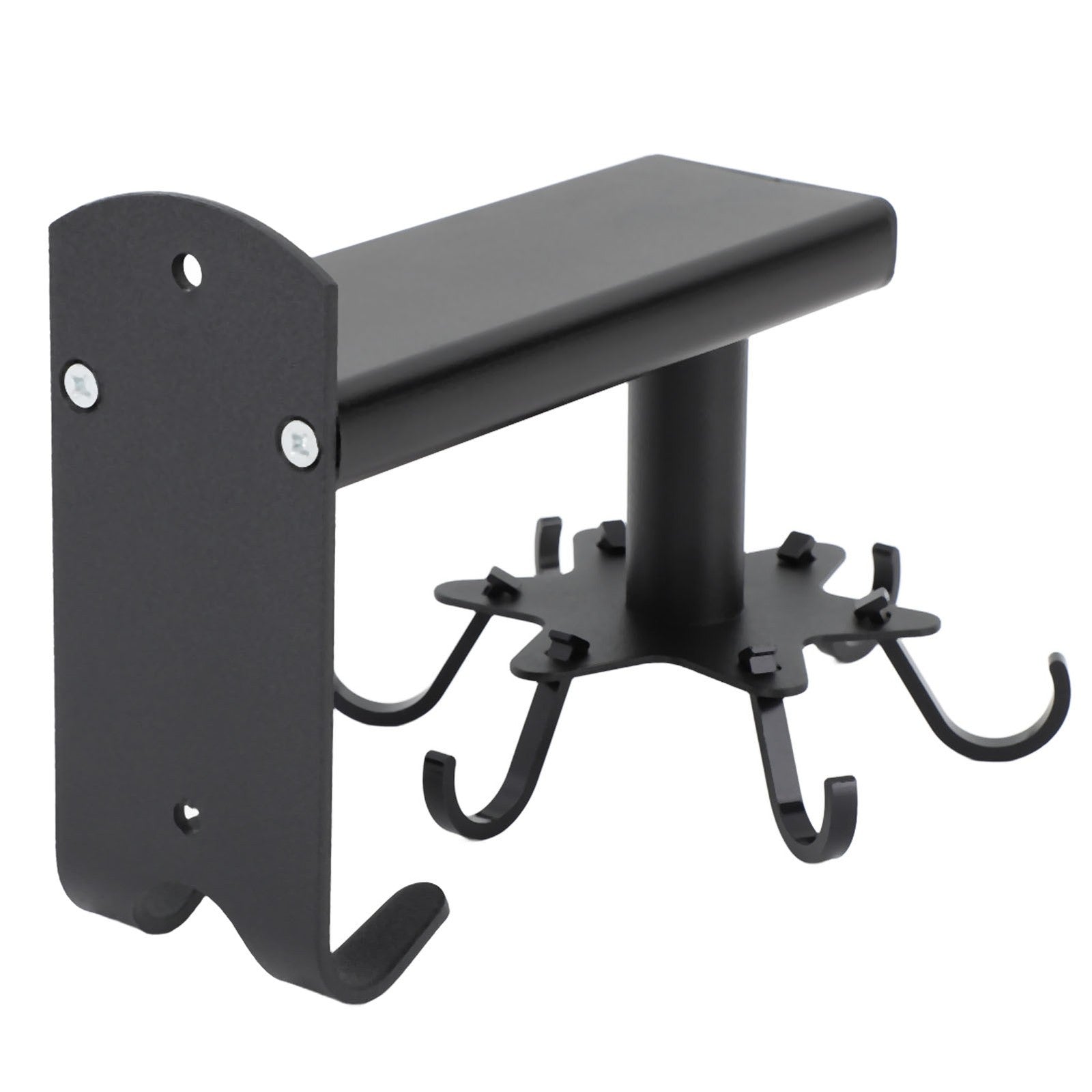 ya 25 Black Kitchen Utensil Hanger With 6 Hooks 360 De Rotatable Kitchen Hook