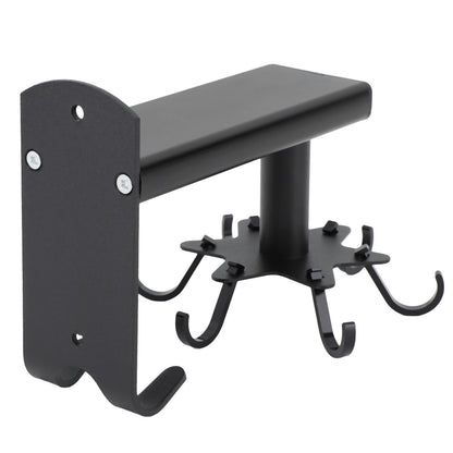 ya 25 Black Kitchen Utensil Hanger With 6 Hooks 360 De Rotatable Kitchen Hook