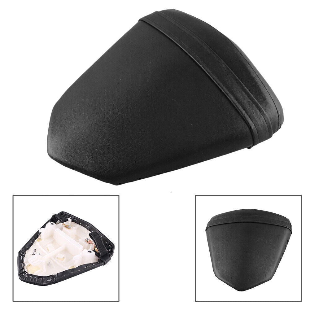 ya 5 8.7 Rear Passenger Back for SEAT Cushion Pillion fit for Yamaha YZF R6 2006-2007 Black Motor