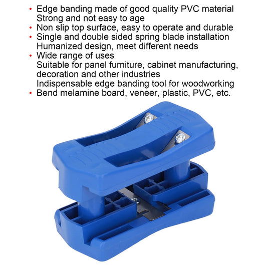 ya 14  Edge Banding Trimmer Machine Kit Plastic PVC Edge Band Cutter Manual Trim