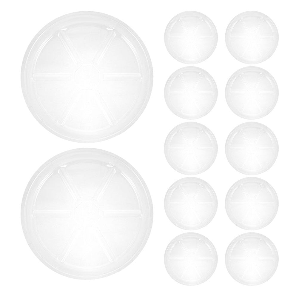 ya 14 15pcs Plant Saucers Drip Tray - 6inch Plastic Flower Pot Saucers For Indoor 