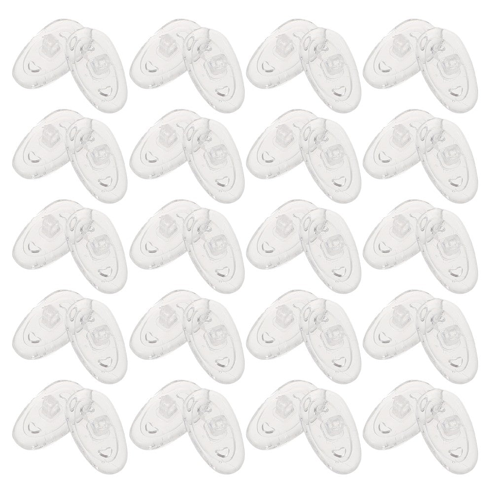 ya 2 7.14 50 Pcs Silicone Nose Pads Eyeglass Replacement for Sunglasses Eyeglasses