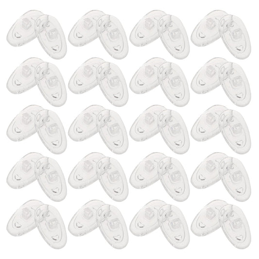 ya 2 7.14 50 Pcs Silicone Nose Pads Eyeglass Replacement for Sunglasses Eyeglasses