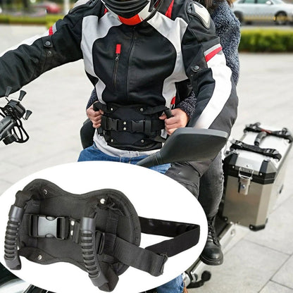 ya 5 8.7 Motorcycle Adjustable Passenger Hand Strap AntiSlip Belt Comfortable Fit