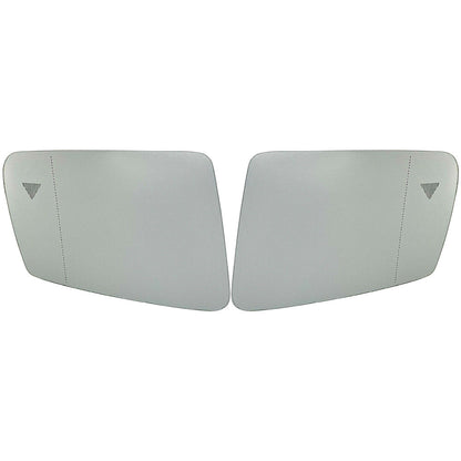 ya 5 8.7 2Pcs Front Left & Right Mirror Glass For C CL E S CLS GLK GLA CLA Class