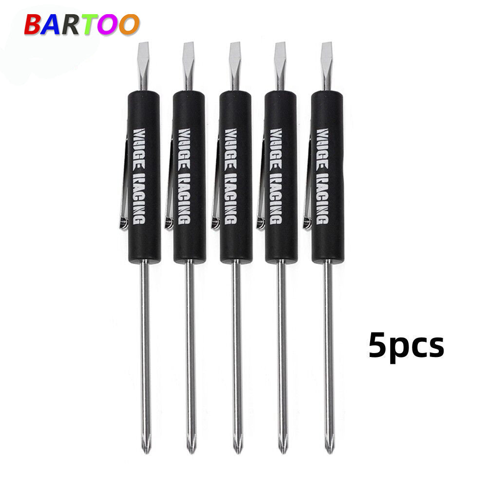 ya 28 5X Black Flat Pocket Screwdriver w/Phillips Top & Pocket Clip