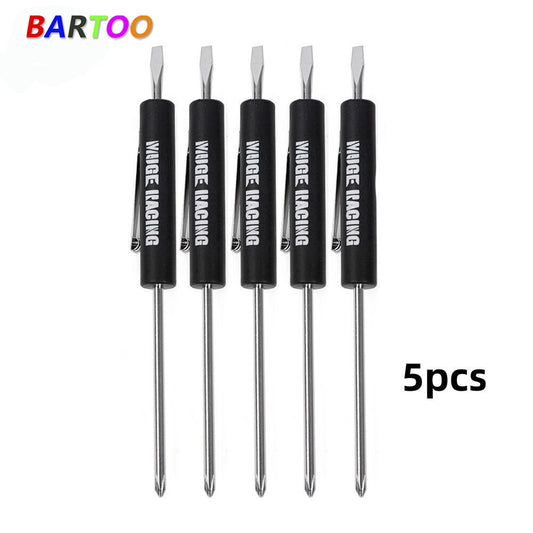 ya 28 5X Black Flat Pocket Screwdriver w/Phillips Top & Pocket Clip