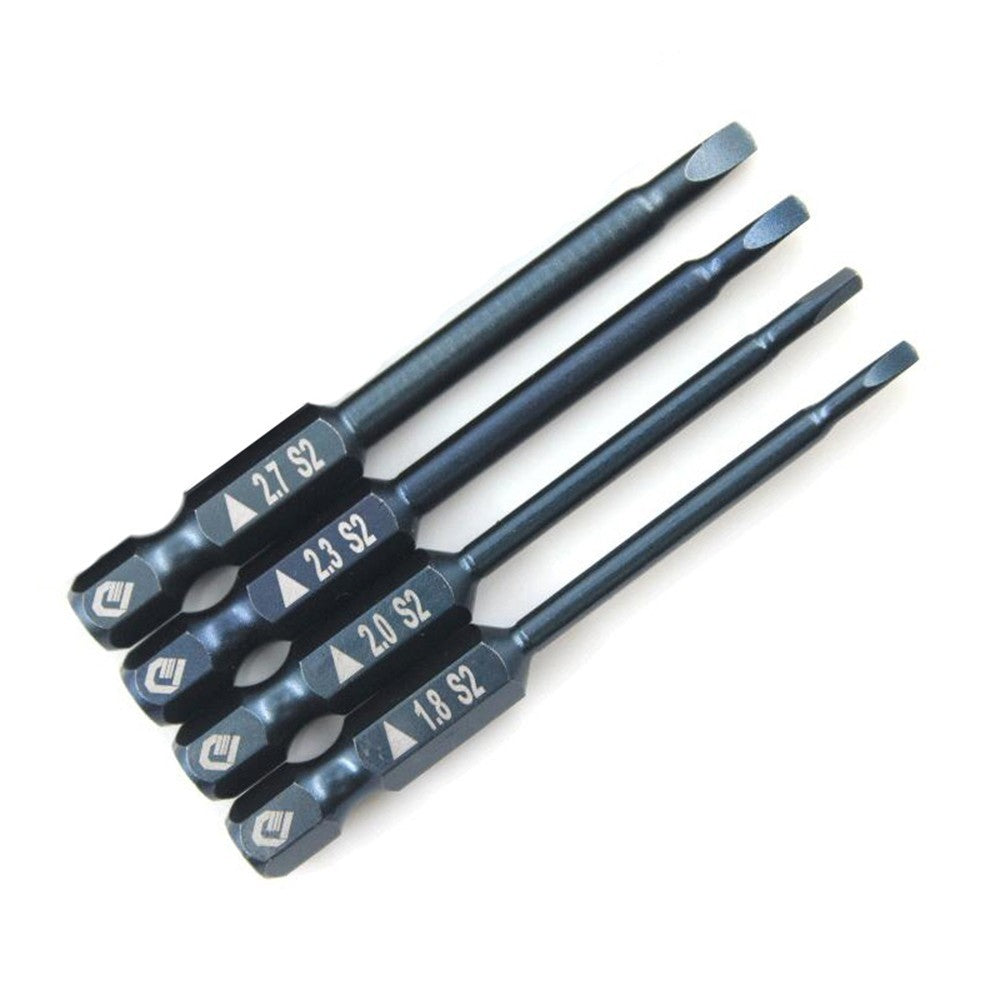 ya 28 4pcs 65mm 1/4 Hex Shank Triangle Electric Magnetic Safety Screwdriver Bit Set