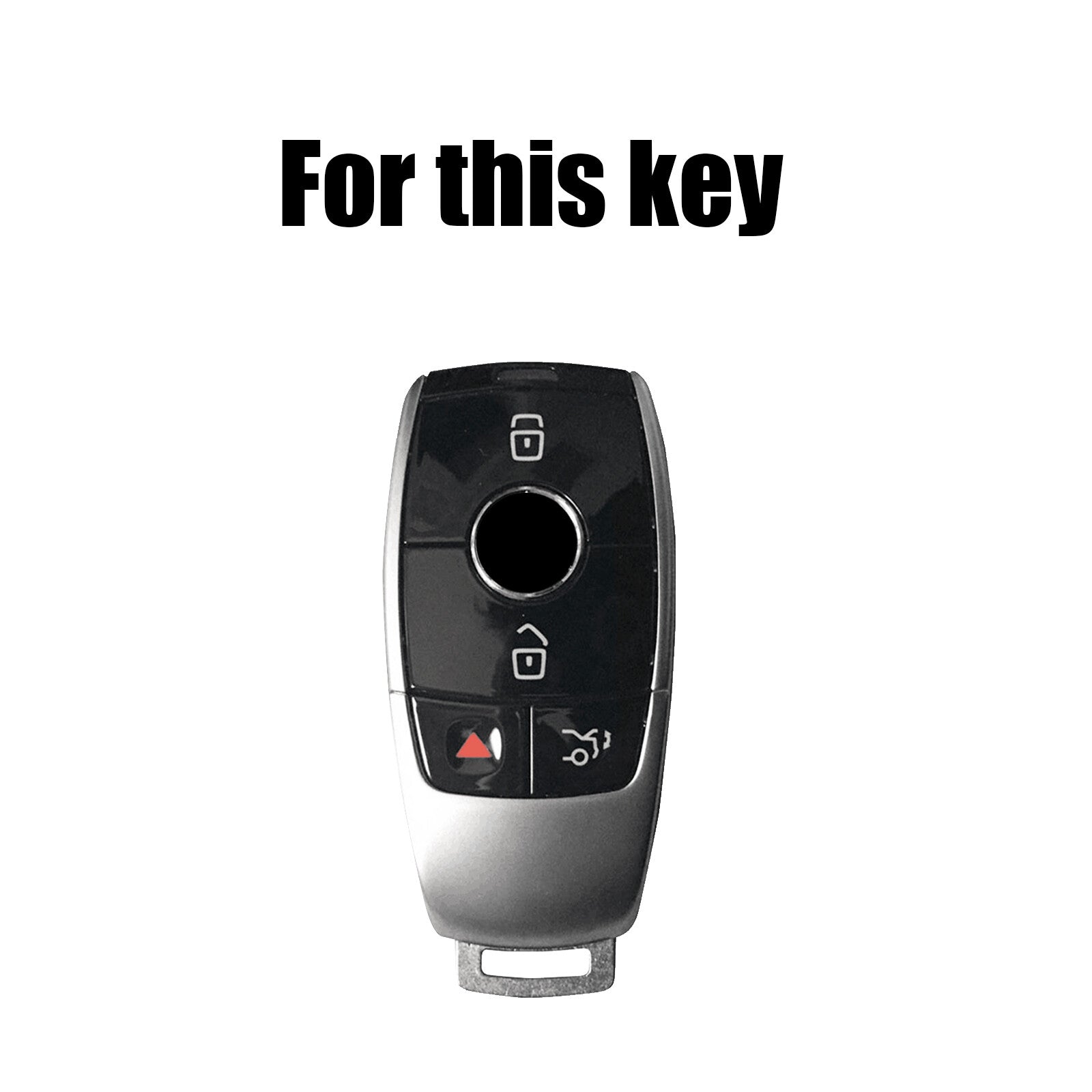 ya 5 8.7 Fit for Mercedes-benz GLE GLC 4 Button Remote for Smart Key Fob Silicone Case Cover