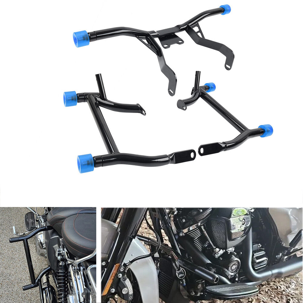 ya 27 7.20 Saddlebag Guard Front Engine Highway Crash Bar for Harley Road Street 14-24 15