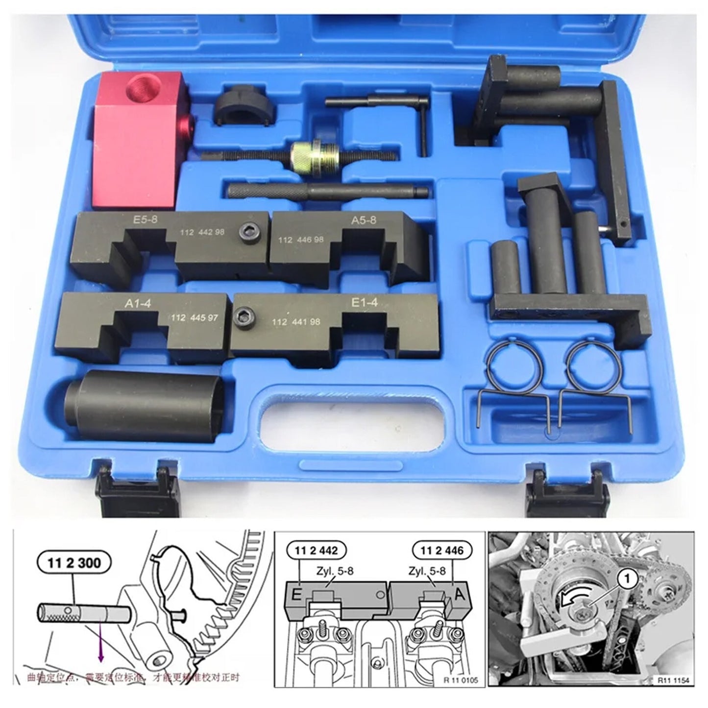 ya 2 6.29 Camshaft alignment VANOS engine timing lock tool suitable for BMW M60 M62 M62TU