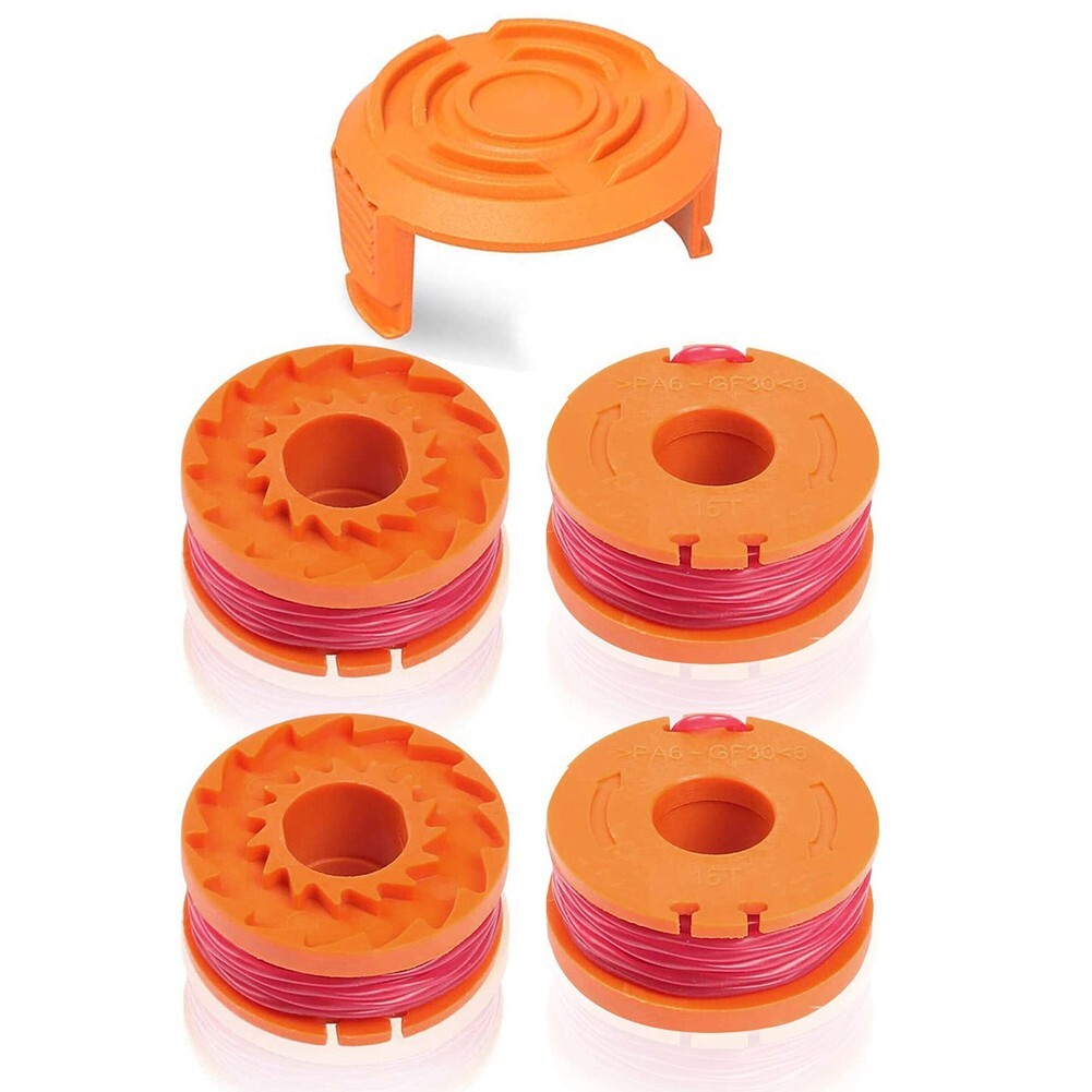 ya 17 Replacement Spool And Line + Replacement Cap Kits For Grass Trimmer, Useful