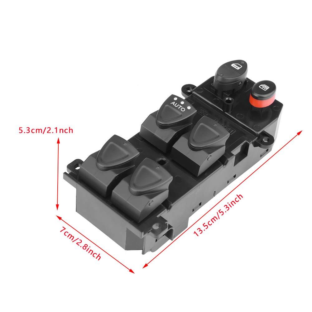 ya 1 8.5.2 Power Master Window Switch Replacement Baffle Suitable for Honda for Civic 2006-2010 Sedan 4 Doors
