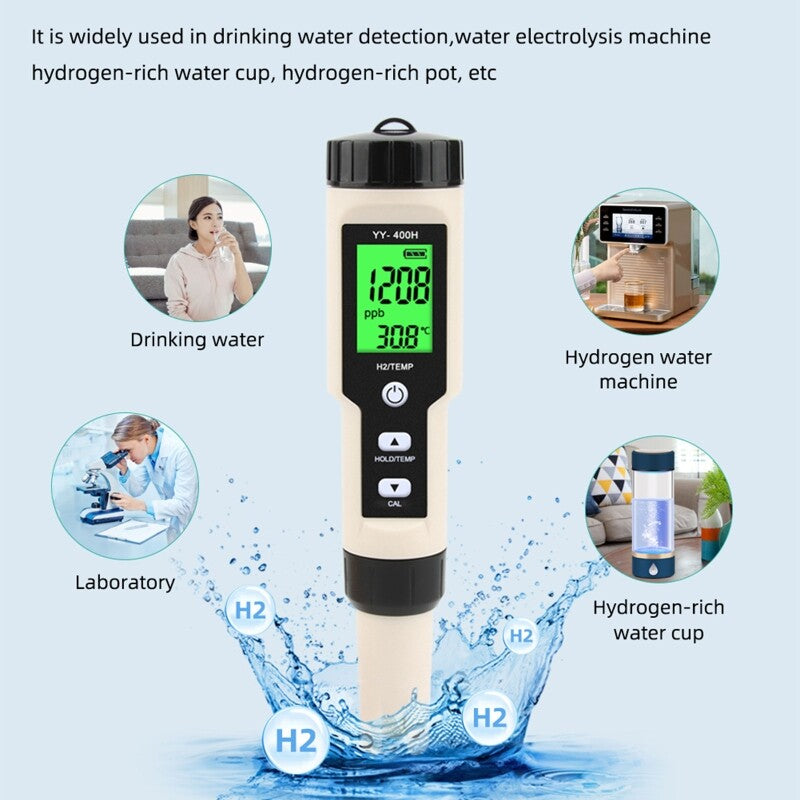 ya 26 Professio l Temperature Hydrogen-Rich Meter Digital Water Quality Tester Pen