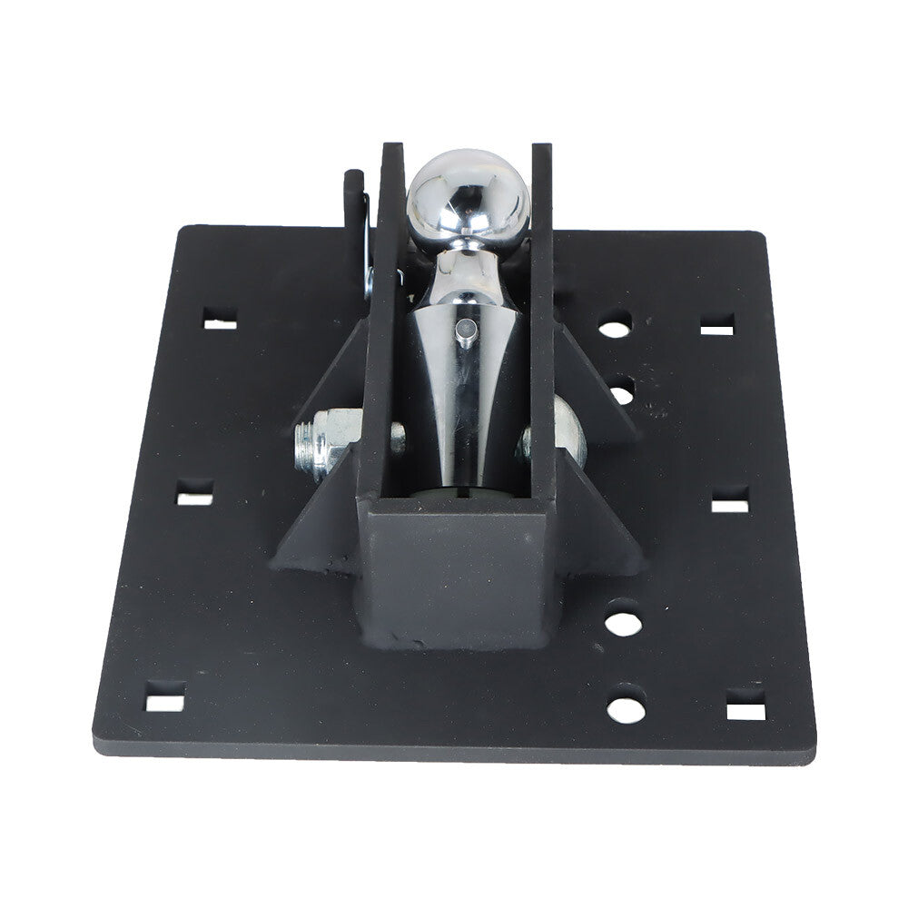 ya 5 8.7 2-5/16 inch bed ball folding ball gooseneck trailer hitch 61052 black