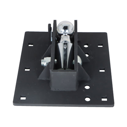 ya 5 8.7 2-5/16 inch bed ball folding ball gooseneck trailer hitch 61052 black