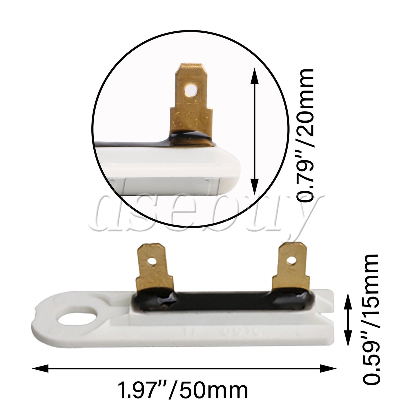 ya 26 20 Pieces 3392519 Dryer Thermal Fuse Replacement for KGYE677BWH2