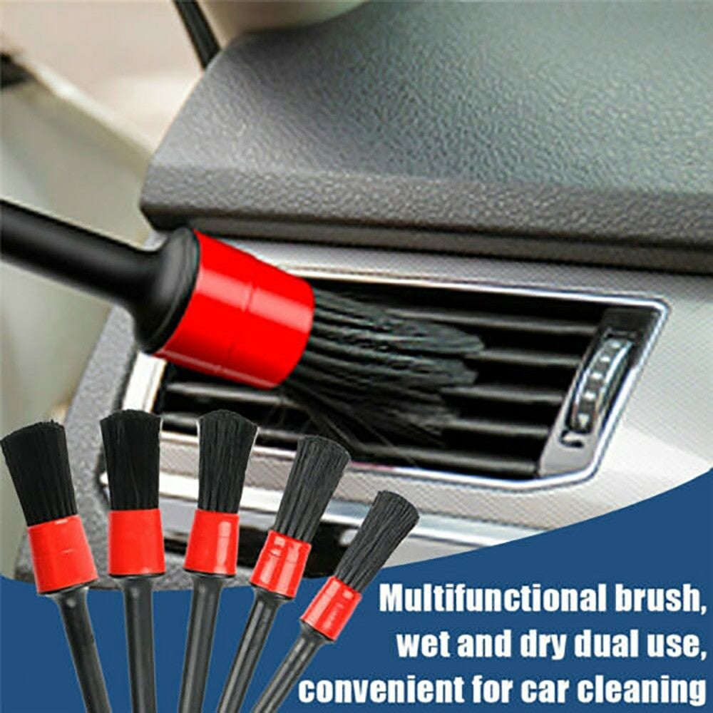 ya 5 8.7 13 Pcs Car Cleaning Kit Detail Brush Cleaning Gloves Car Cleaner Brush Set Kit