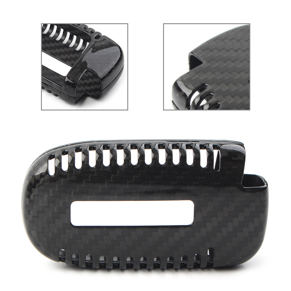 ya 5 8.7 Remote Key Case Fob Shell Cover fit for Jeep for Dodge Cherokee Renegade Carbon Fiber