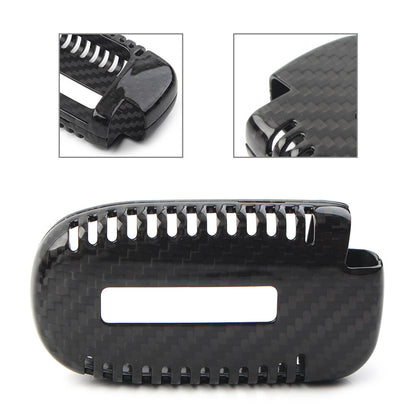 ya 5 8.7 Remote Key Case Fob Shell Cover fit for Jeep for Dodge Cherokee Renegade Carbon Fiber